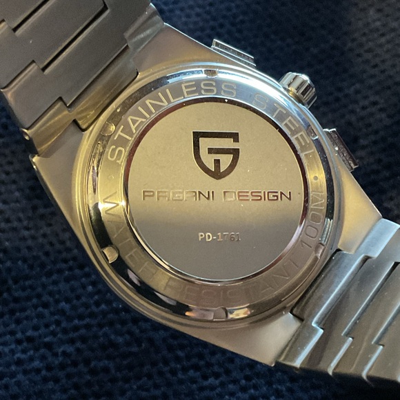 Excellent Pagani Design 1761 Chronograph w Box USA Seller - Picture 5 of 10